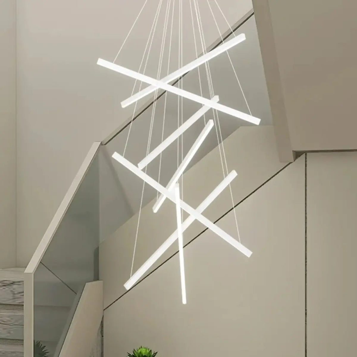 Suspension luminaire salon salle a manger design geometrique