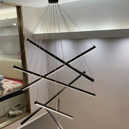 Suspension luminaire salon salle a manger design geometrique