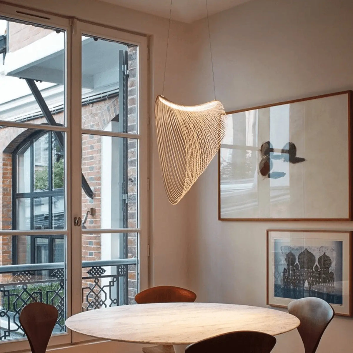 Suspension luminaire salon salle a manger design lineaire
