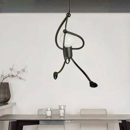 Suspension luminaire salon salle a manger design metal