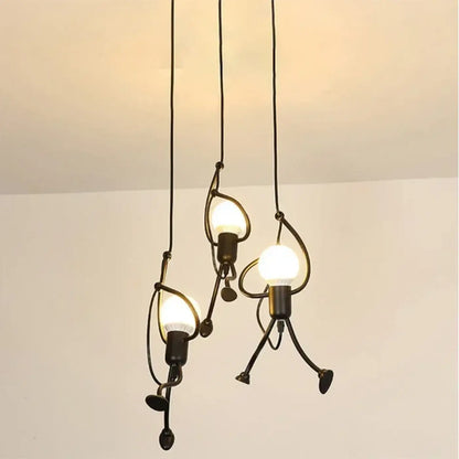 Suspension luminaire salon salle a manger design metal