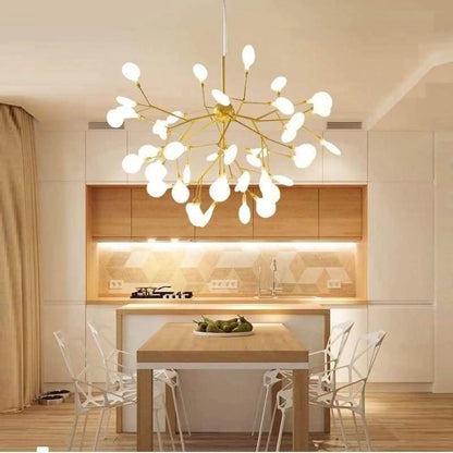 Suspension luminaire salon salle a manger design verre