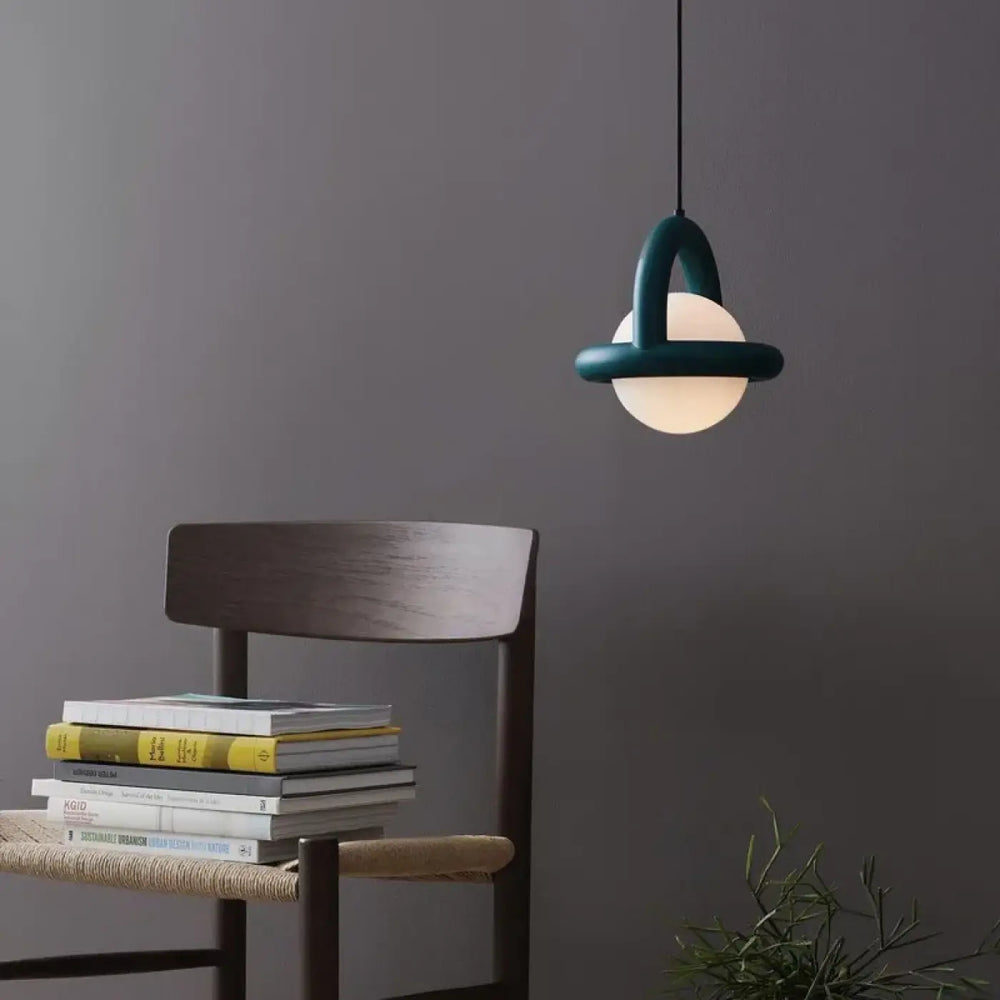 Suspension luminaire salon salle a manger globe design