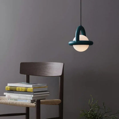 Suspension luminaire salon salle a manger globe design