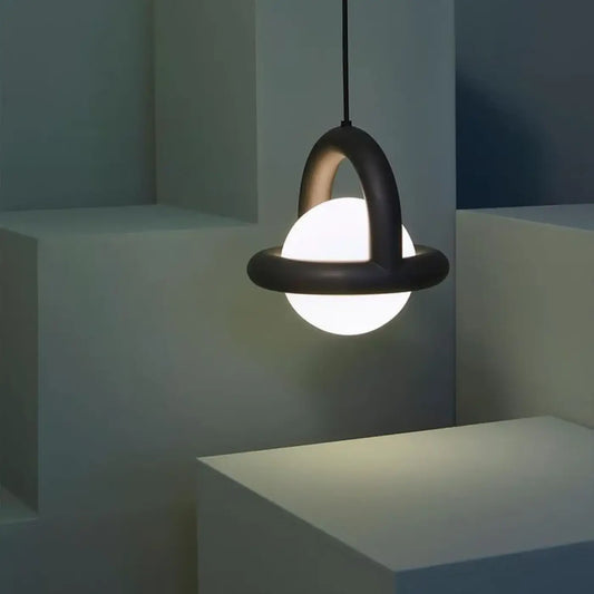 Suspension luminaire salon salle a manger globe design