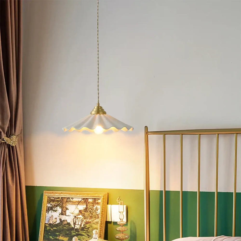 Suspension luminaire salon salle a manger laiton design
