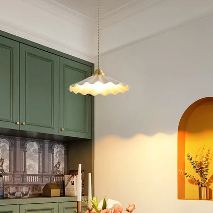 Suspension luminaire salon salle a manger laiton design