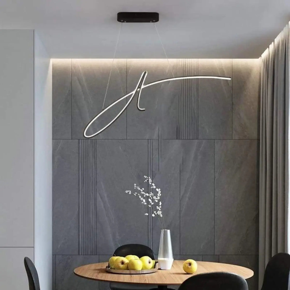 Suspension luminaire salon salle a manger metal design