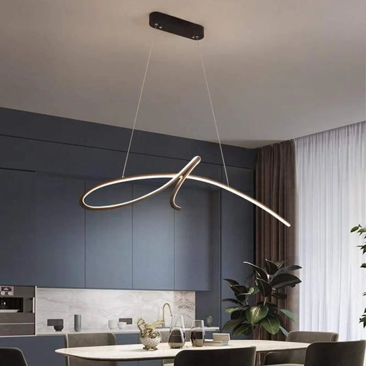 Suspension luminaire salon salle a manger metal design