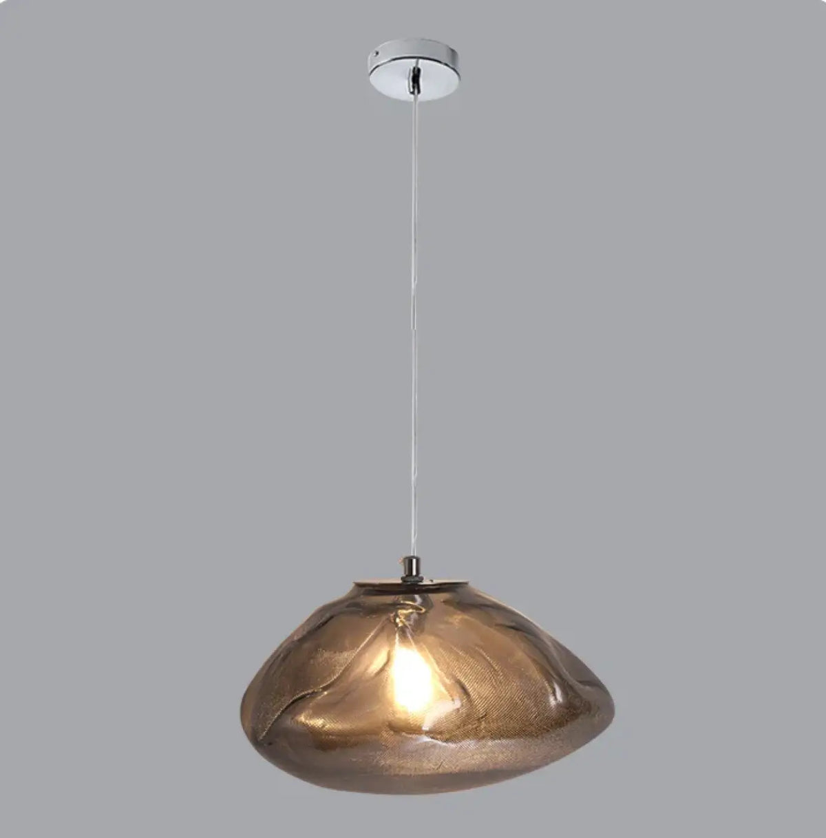 Suspension luminaire salon salle a manger nuage verre design