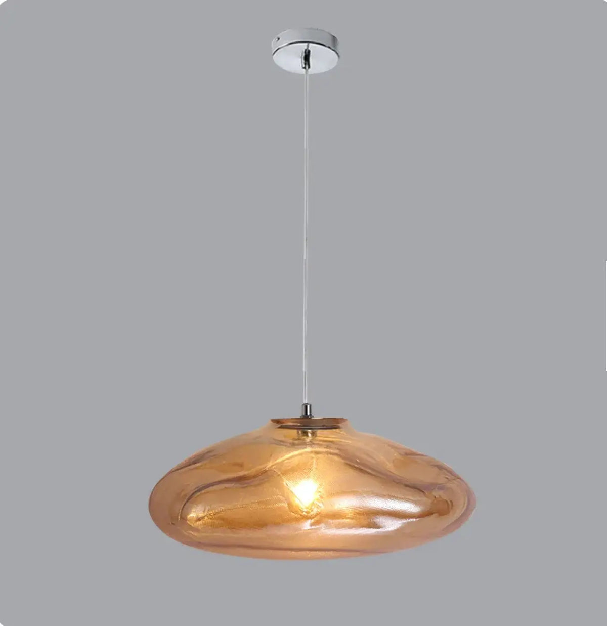 Suspension luminaire salon salle a manger nuage verre design