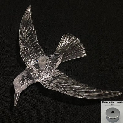 Suspension luminaire salon salle a manger oiseaux design