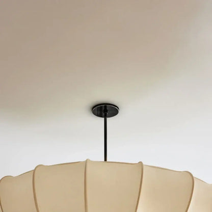 Suspension luminaire salon salle a manger parapluie blanc