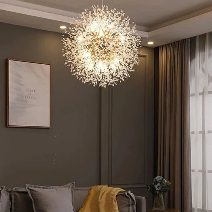 Suspension luminaire salon salle a manger spherique design