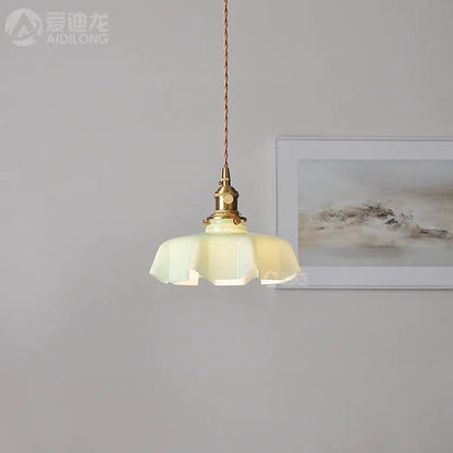 Suspension luminaire salon salle a manger verre retro
