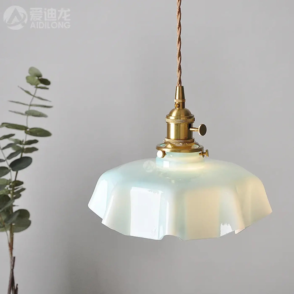 Suspension luminaire salon salle a manger verre retro